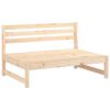 vidaXL Canap&eacute; central de jardin 120x80 cm bois de pin massif
