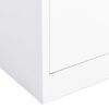 vidaXL Armoire de bureau Blanc 90x40x180 cm Acier