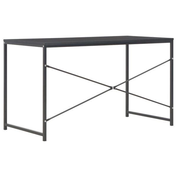 vidaXL Bureau d'ordinateur Noir 120 x 60 x 70 cm