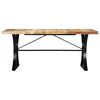 vidaXL Table &agrave; manger 180x90x76 cm Bois de manguier massif