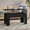 vidaXL Table basse noir 101x49x52 cm bois d'ing&eacute;nierie