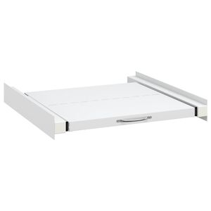 vidaXL Kit pour tour de lavage-séchage avec étagère coulissante