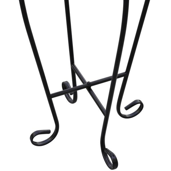 vidaXL Table d'appoint Mosa&iuml;que Bleu et blanc