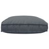 vidaXL Coussin Anthracite 120 x 80 x 12 cm Tissu Oxford