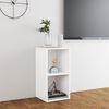 vidaXL Meuble TV blanc 72x35x36,5 cm bois d&rsquo;ing&eacute;nierie
