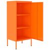 vidaXL Armoire de rangement Orange 42,5x35x101,5 cm Acier