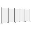 vidaXL Cloison de s&eacute;paration 5 panneaux Blanc 433x180 cm Tissu