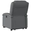 vidaXL Fauteuil inclinable &eacute;lectrique gris similicuir