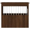 vidaXL Meuble de cage pour chiens ch&ecirc;ne marron 55x75x65 cm