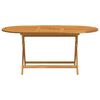 vidaXL Table pliable de jardin 160x85x75 cm Bois d'eucalyptus massif