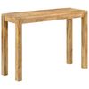 vidaXL Table console 110x35x76 cm Bois de manguier brut