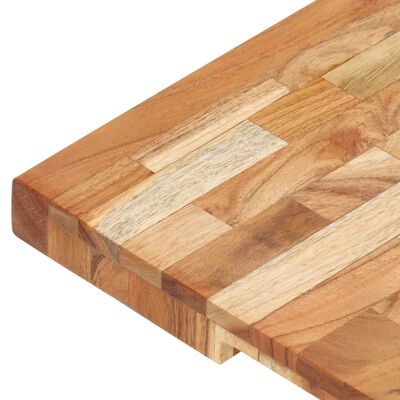 vidaXL Planche à découper 40x30x4 cm bois d'acacia massif