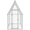 vidaXL Cage pour poules argent&eacute; 200x100x190 cm acier galvanis&eacute;