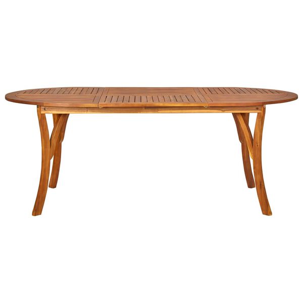 vidaXL Ensemble à manger de jardin 7 pcs Noir