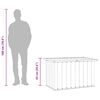 vidaXL Bo&icirc;te de rangement de jardin Gris 109x67x65 cm
