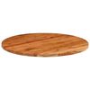 vidaXL Dessus de table Ø70x3,8 cm rond bois massif d'acacia