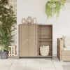 vidaXL Armoire de rangement avec &eacute;tag&egrave;re Beige 100 x 36 x 102 cm Rotin