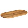 vidaXL Dessus de table 110x40x3,8 cm ovale bois massif de manguier