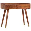 vidaXL Table console 90x35x76 cm Bois d'acacia massif