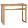 vidaXL Bureau 100x45x75 cm Bois de teck massif