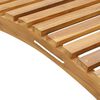 vidaXL Transat Marron 184 x 55 x 59 cm Bois de teck massif