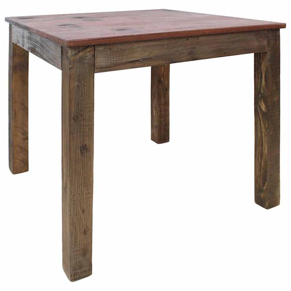 vidaXL Table à manger bois de récupération mélangé 82x80x76 cm