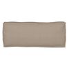 vidaXL Coussin Taupe 100 x 40 x 8 cm Tissu Oxford