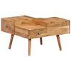 vidaXL Table basse 70x60x42 cm Bois solide d'acacia