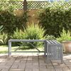 vidaXL Banc d'angle de jardin et jardinière 117 cm bois d'acacia gris