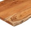 vidaXL Dessus de table 50x40x2,5 cm rectangulaire bois massif d'acacia