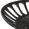 vidaXL Tabouret de bar Noir Fonte