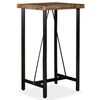 vidaXL Table de bar Bois de récupération massif 60x60x107 cm