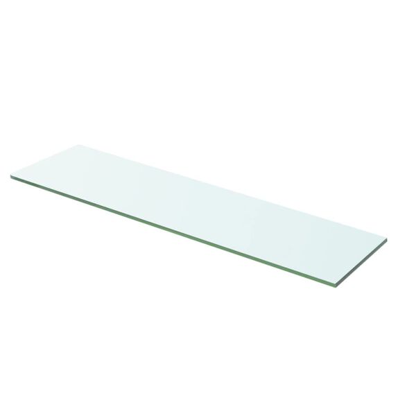 vidaXL Panneau pour &eacute;tag&egrave;re Verre transparent 60 x 12 cm