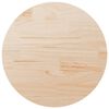 vidaXL Dessus de table &Oslash;90x2,5 cm Bois de pin massif