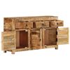 vidaXL Buffet 110x30x65 cm Bois massif de manguier