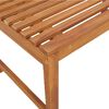 vidaXL Ensemble de banc de jardin 5 pcs Marron Bois d'acacia massif