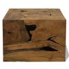 vidaXL Table basse 50x50x35 cm Teck v&eacute;ritable Marron