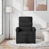 vidaXL Fauteuil inclinable Noir Tissu