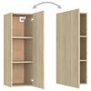vidaXL Ensemble de meubles TV 3 pcs Ch&ecirc;ne sonoma Bois d'ing&eacute;nierie