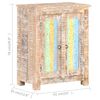 vidaXL Buffet 61x35x76 cm Bois d'acacia brut