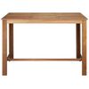 vidaXL Table de bar Bois d'acacia massif 150x70x105 cm