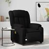 vidaXL Fauteuil inclinable de massage &eacute;lectrique noir similicuir