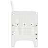 vidaXL Chaise de jardin 2 pcs Blanc 53 x 49 x 85 cm PP