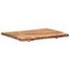 vidaXL Dessus de table Bois d'acacia massif 80x(50-60)x3,8 cm