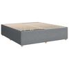 vidaXL Cadre de lit sans matelas gris clair tissu