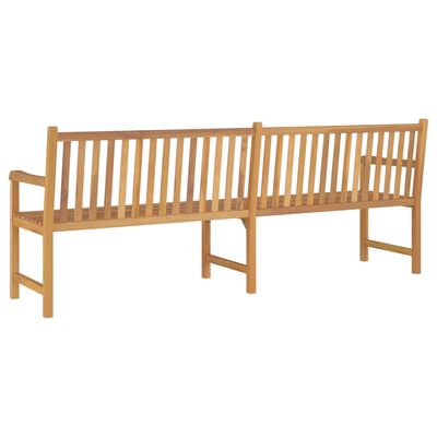 vidaXL Banc de jardin 228 cm bois de teck solide