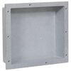 vidaXL Niche de douche Gris mat 41x36x10 cm