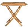vidaXL Salon de jardin 5 pcs Bois de teck massif