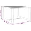 vidaXL Table basse Aluminium Anthracite