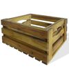 vidaXL Caisse &agrave; pommes 2 pcs Bois d'acacia massif